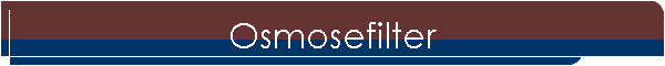 Osmosefilter